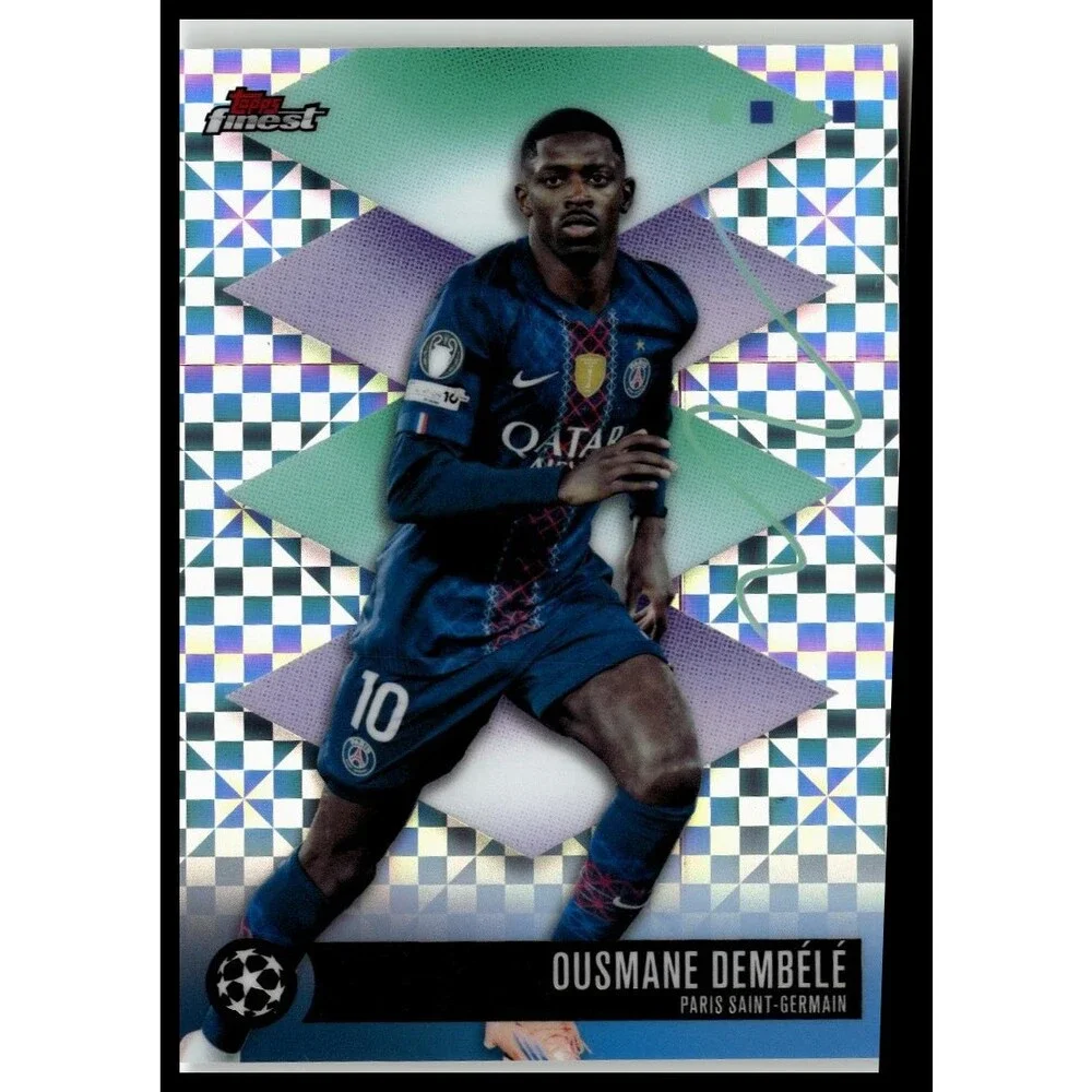 2025-26 Finest UEFA Ousmane Dembélé #586 Checkerboard Refractor